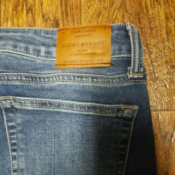 Lucky Brand Lolita Skinny Size 2/26 Stretch Blue Jeans Low Rise - Picture 6 of 6